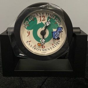 NOS Disney Table Clock “It’s Always Time For Environmentality”, circa 2002.